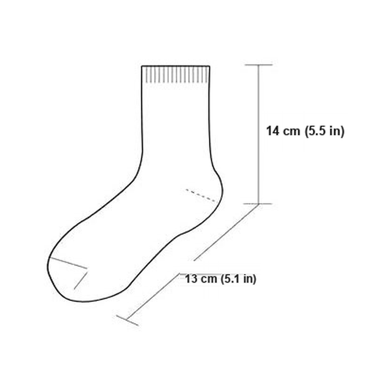 Women's Crew Socks Ribbed