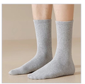 Seamless Unisex Ribbed Crew Socks