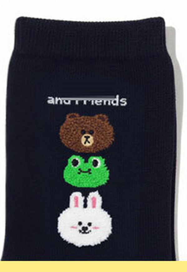 Character Crew Socks White