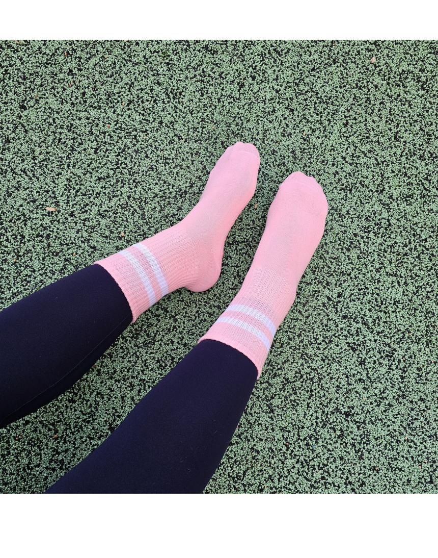 Non-Slip Pilates Socks Mid-Calf