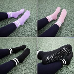 Non-Slip Pilates Socks Mid-Calf