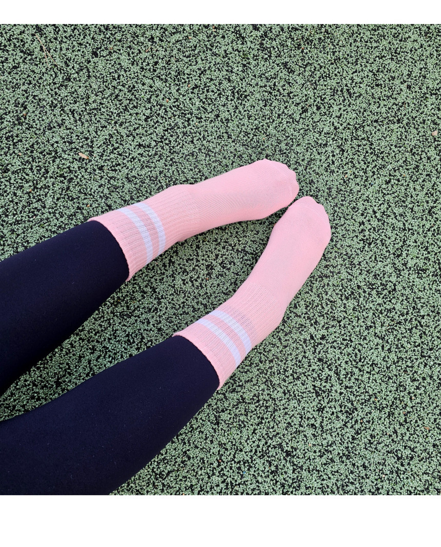 Non-Slip Pilates Socks Mid-Calf