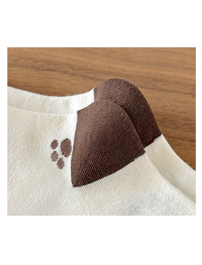 Women's Dog Ear Crew Socks