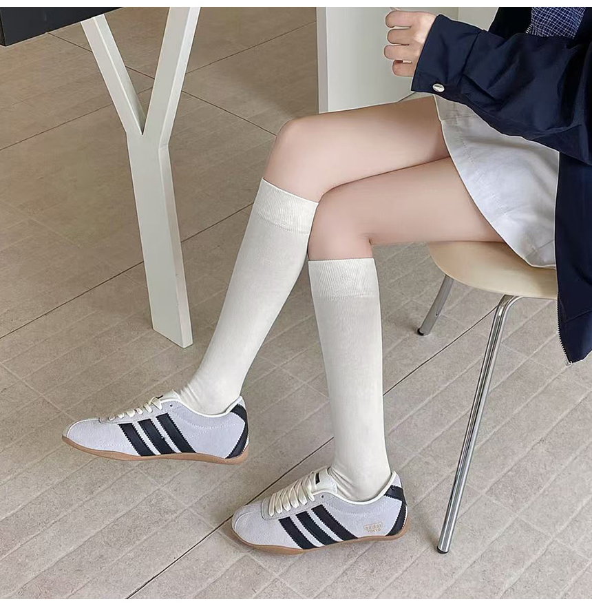 Autumn Basic Long Crew Socks