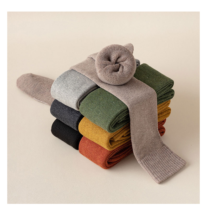 Resico Thick Fleece Over-Knee Socks Warm Heat Leg Warmer