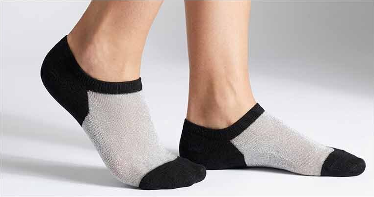 Women's Sheer Mesh Sneaker Socks, Set of 3 Pairs, Random Color