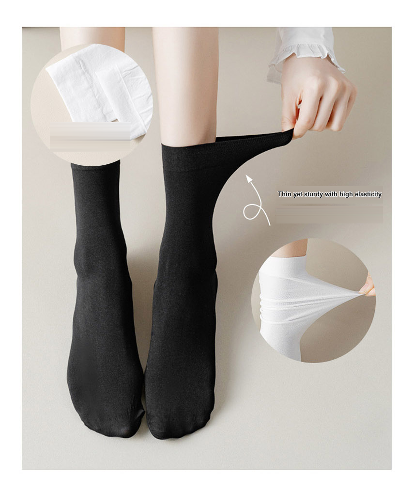 Thin Knit Socks Set Of 3