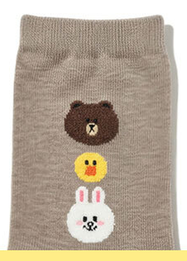 Character Crew Socks White