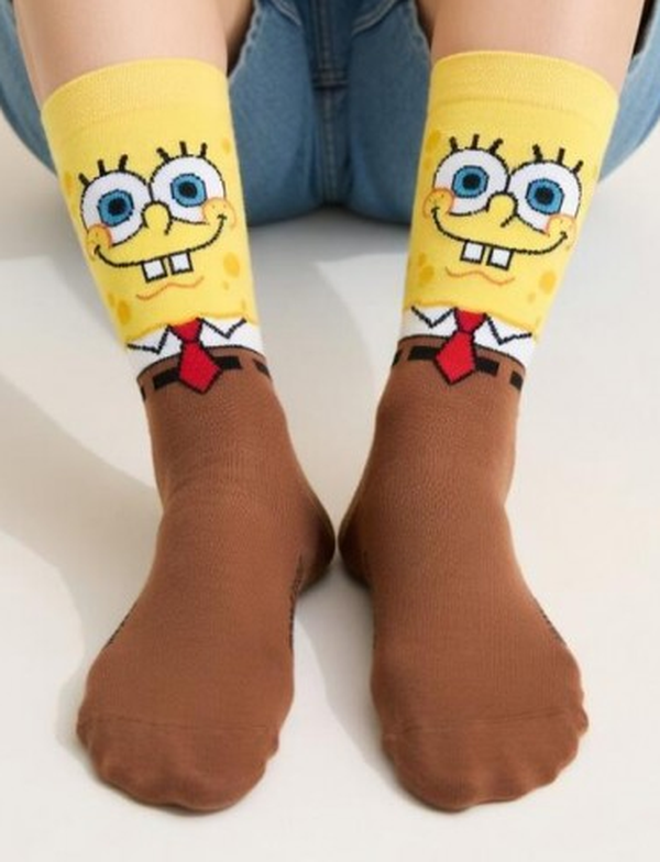Character Ankle Socks, Ribbed Knit