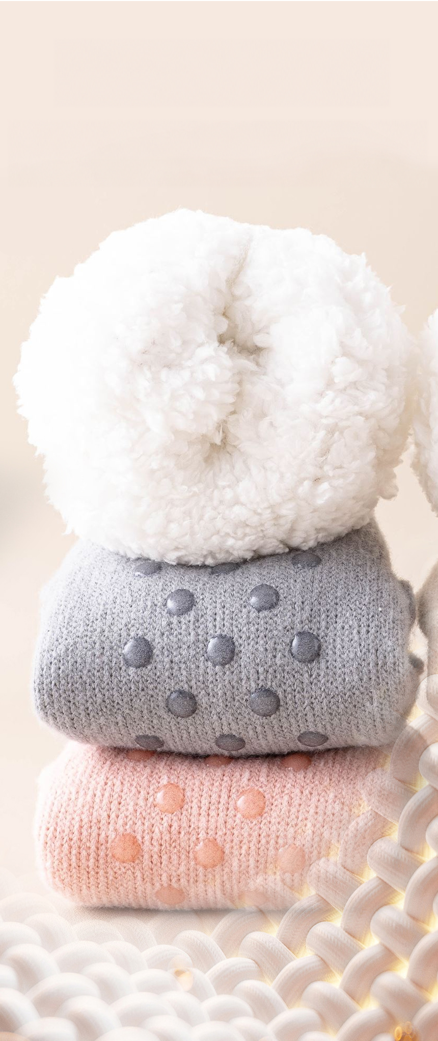 Women's Fleece Knit Socks Winter Sleep