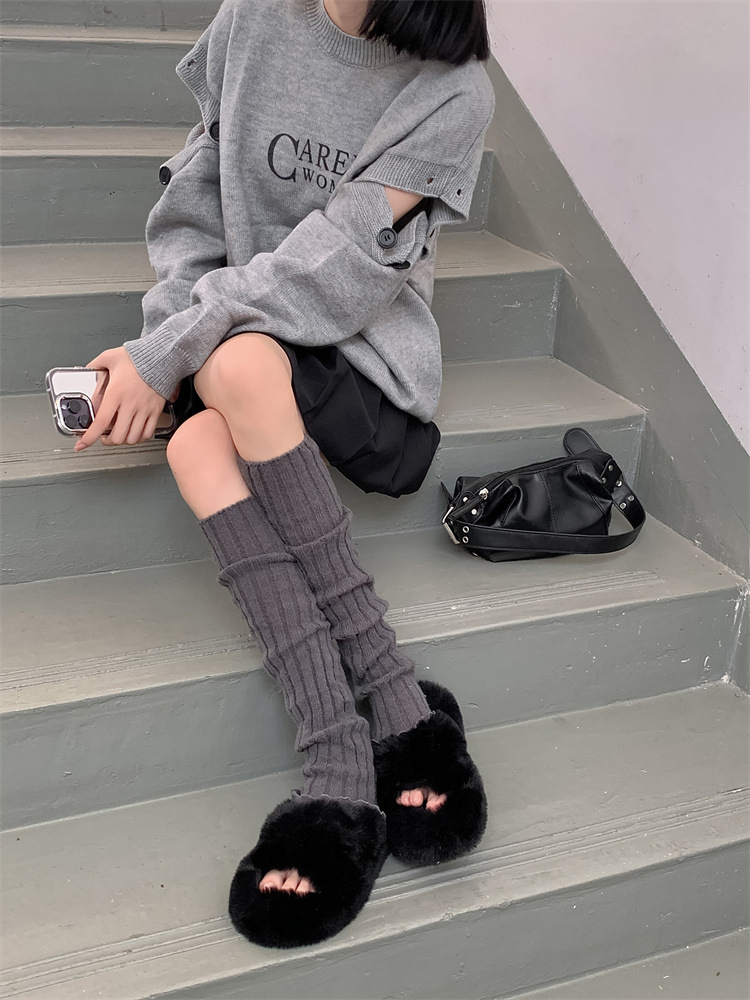 Glovy Loose Fit Knit Leg Warmers