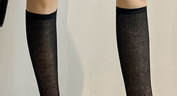 Sheer Ribbed Long Leg Warmers