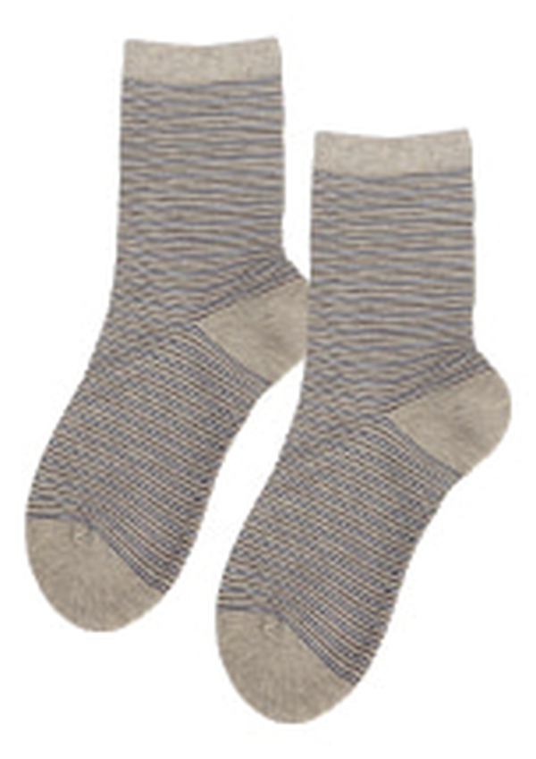 Multi Stripe Crew Socks