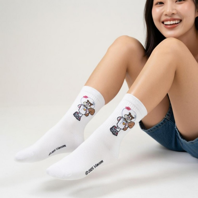 Character Casual Socks White