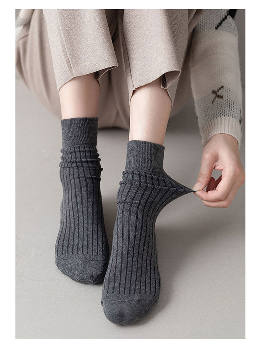 Women's Crew Socks Ribbed