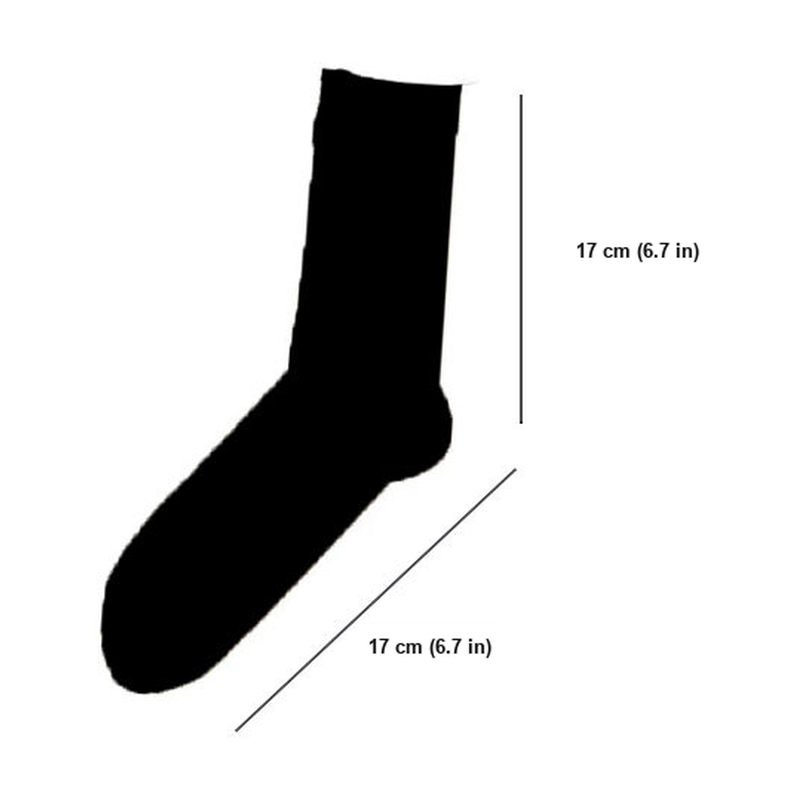 Pattern Frill Mid-Weight Socks