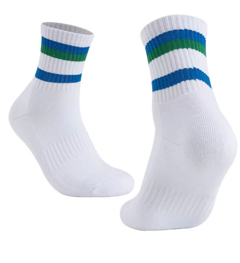 Quarter Rainbow Cotton Sports Socks