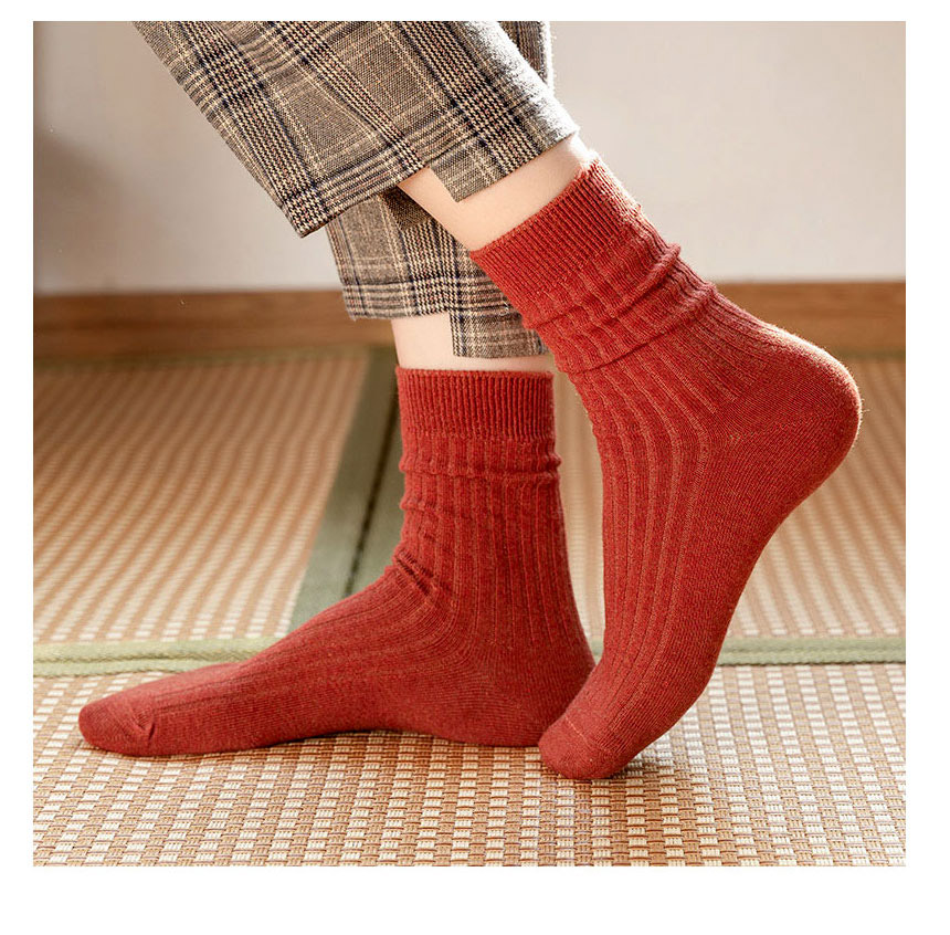 Women's Crew Socks Ribbed