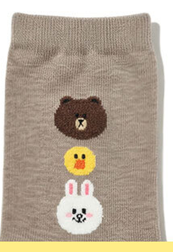 Character Crew Socks White
