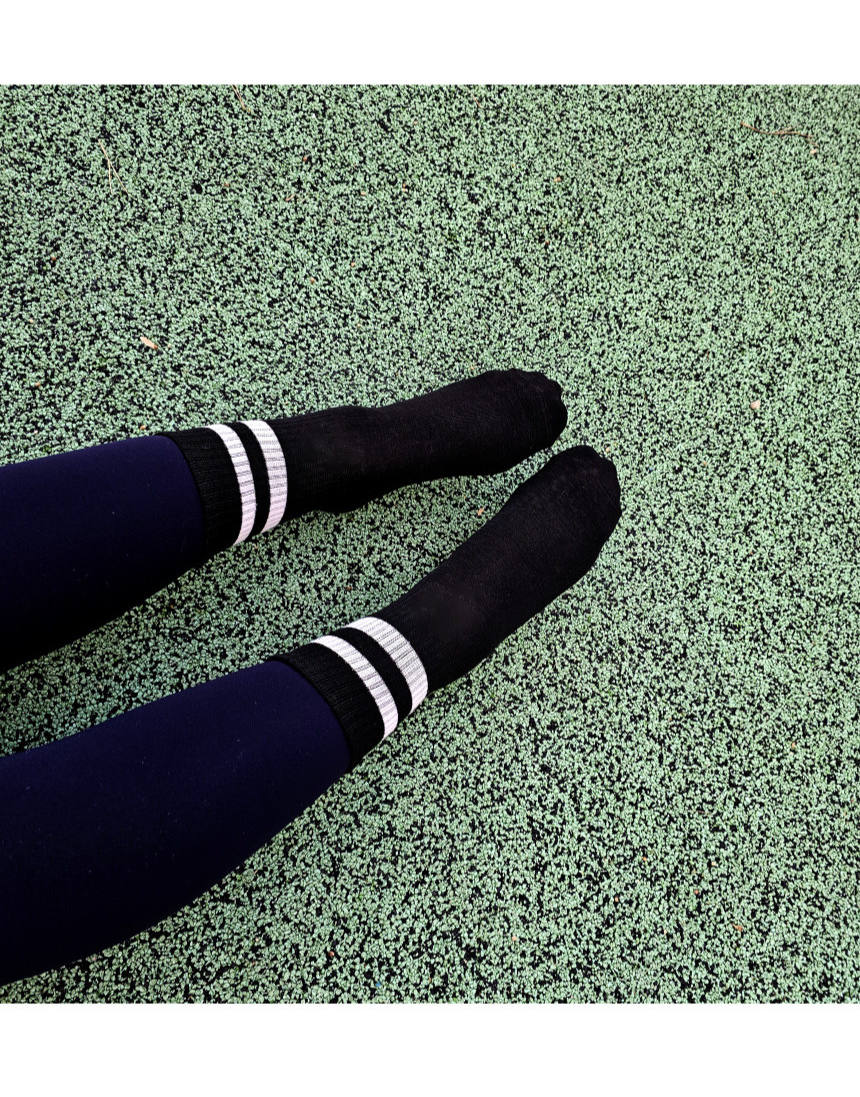 Non-Slip Pilates Socks Mid-Calf