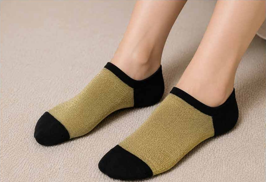 Women's Sheer Mesh Sneaker Socks, Set of 3 Pairs, Random Color