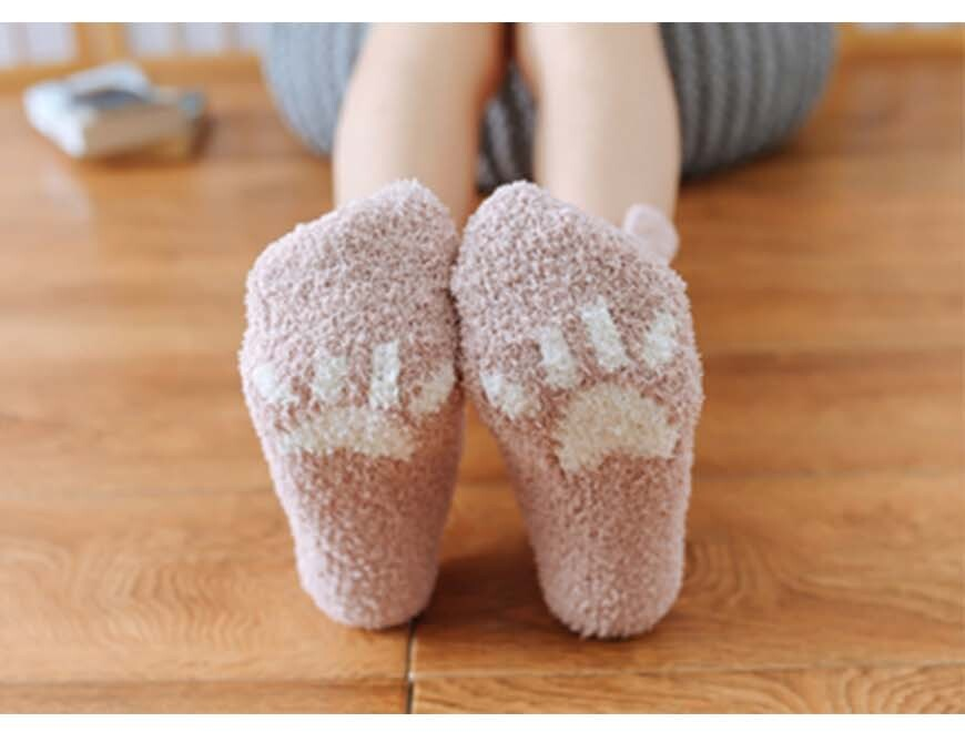 Character Dog Socks Fleece Lined Sleep Socks
