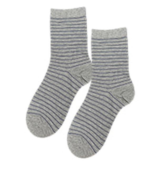 Multi Stripe Crew Socks