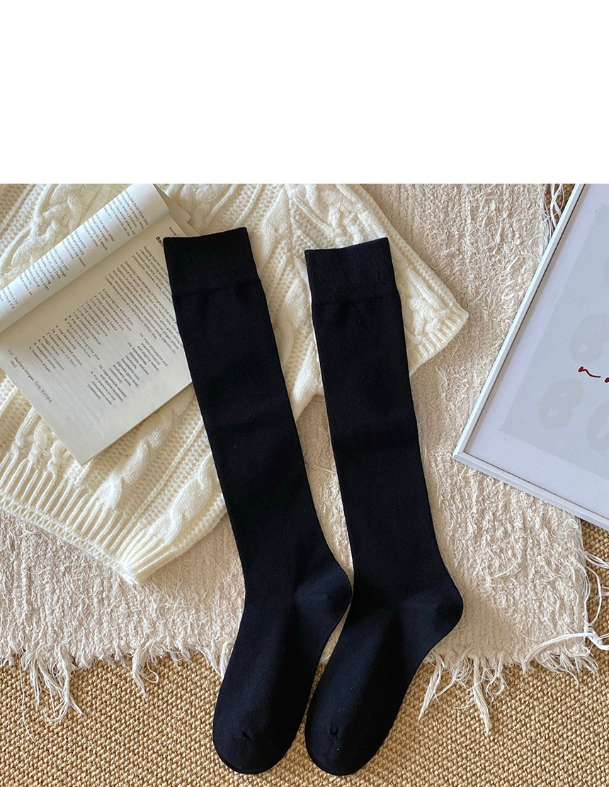 Autumn Basic Long Crew Socks