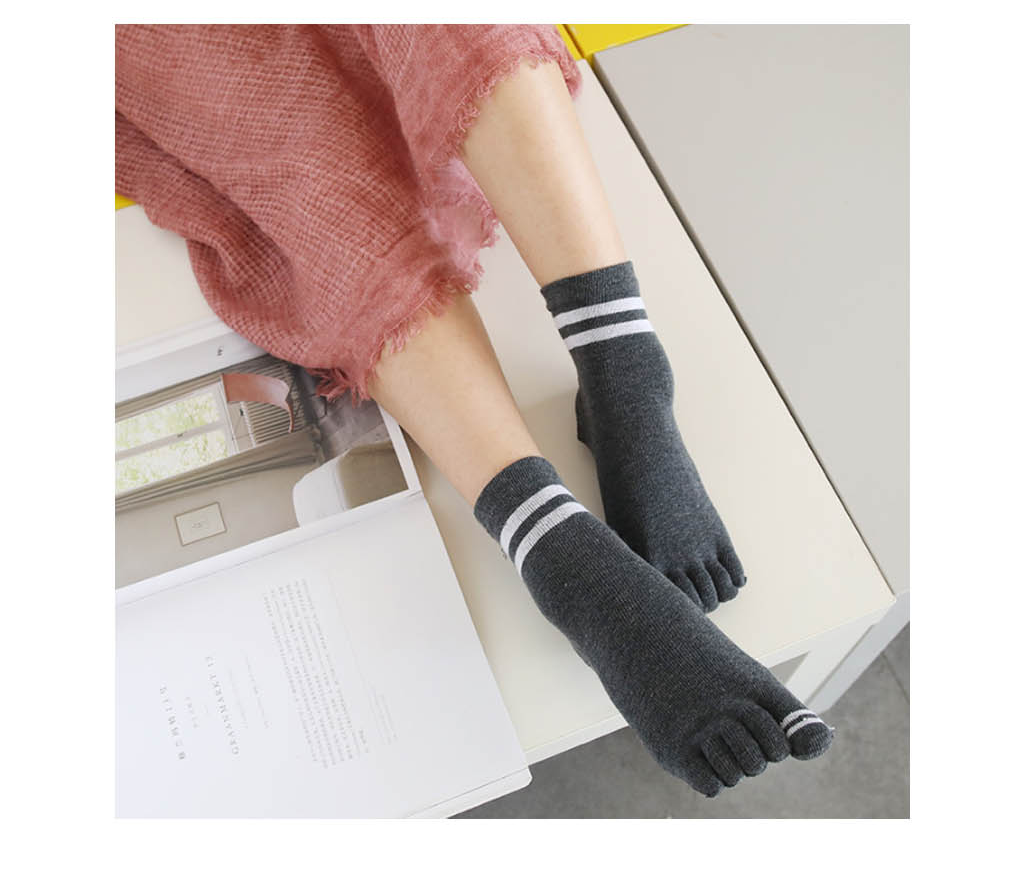 Pattern Women's Socks Daily Toe Point