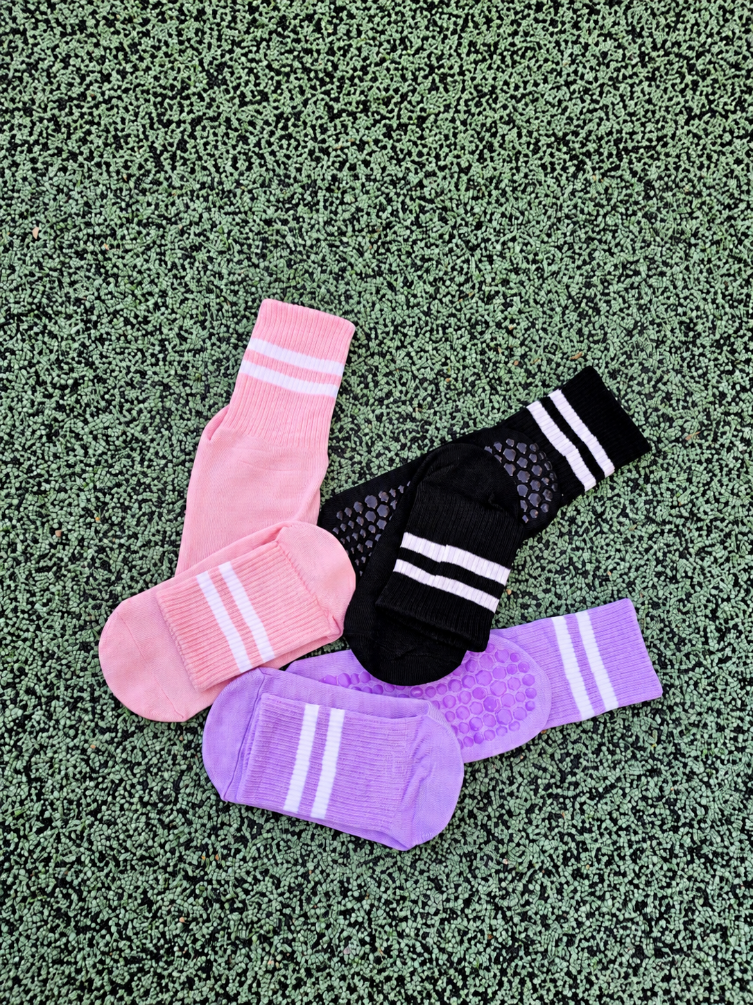 Non-Slip Pilates Socks Mid-Calf