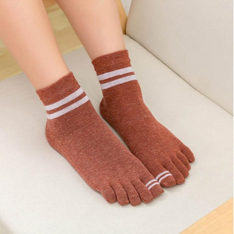 Pattern Women's Socks Daily Toe Point