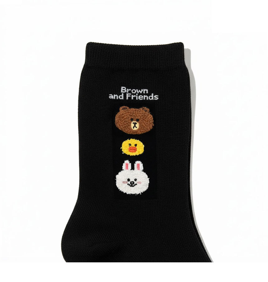 Character Crew Socks White