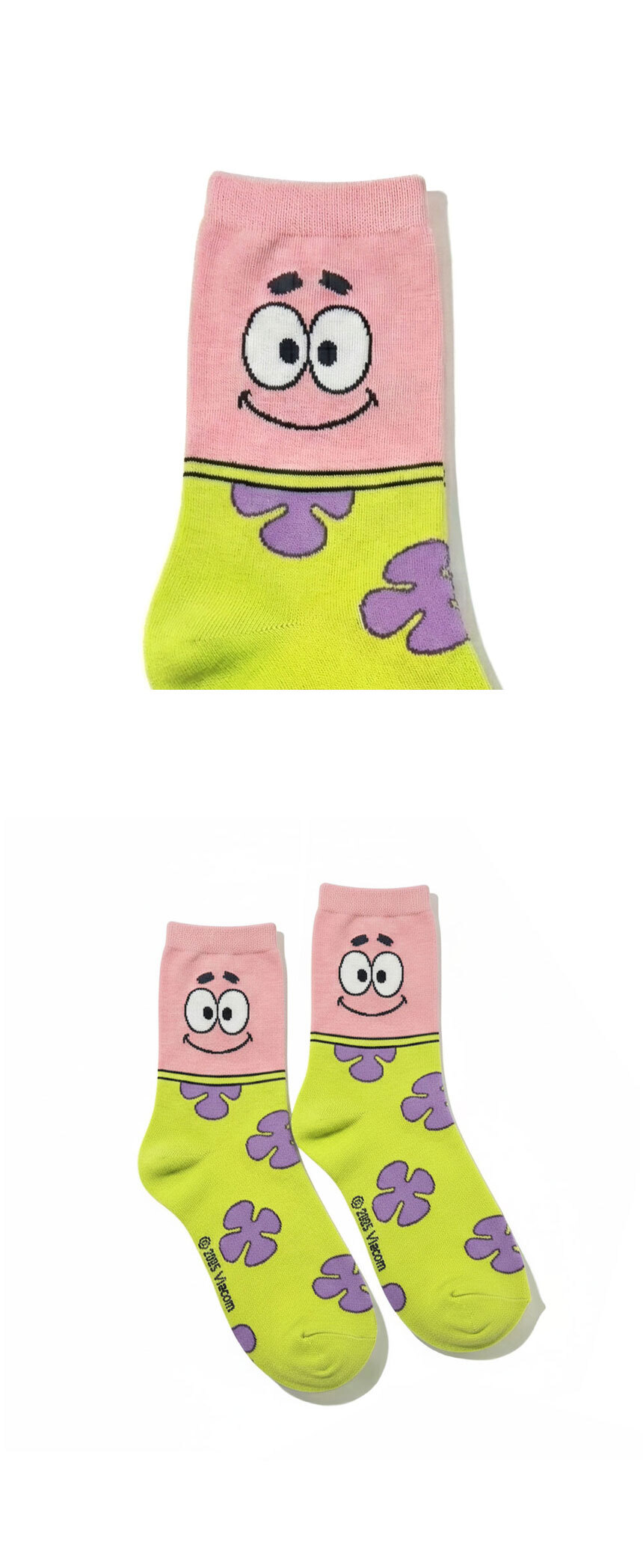 Squidward Character Crew Socks