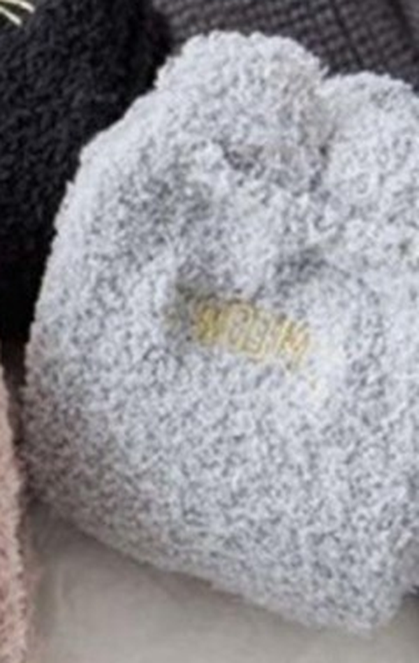 Character Dog Socks Fleece Lined Sleep Socks
