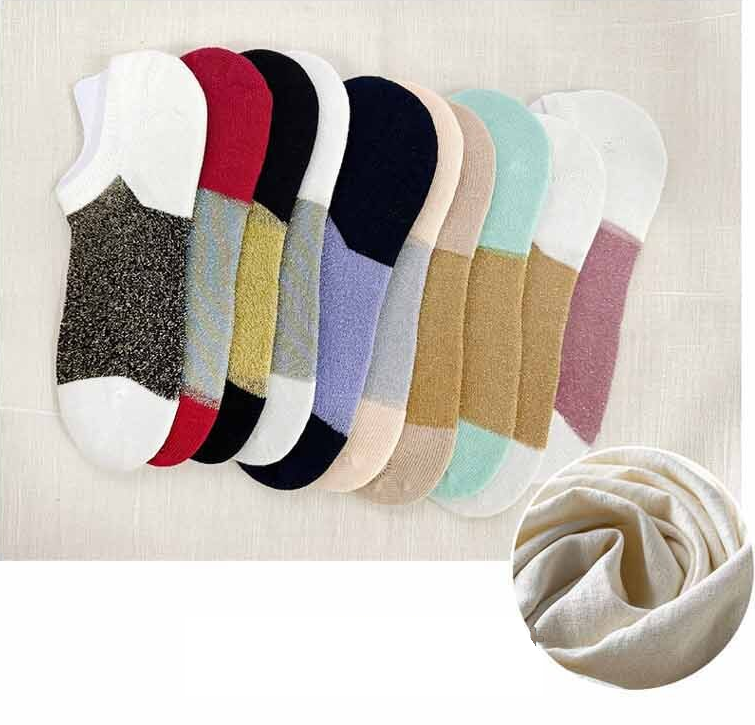 Women's Sheer Mesh Sneaker Socks, Set of 3 Pairs, Random Color