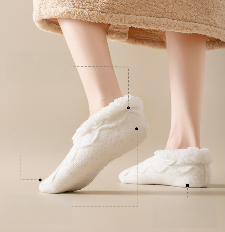 Women's Fleece Knit Socks Winter Sleep