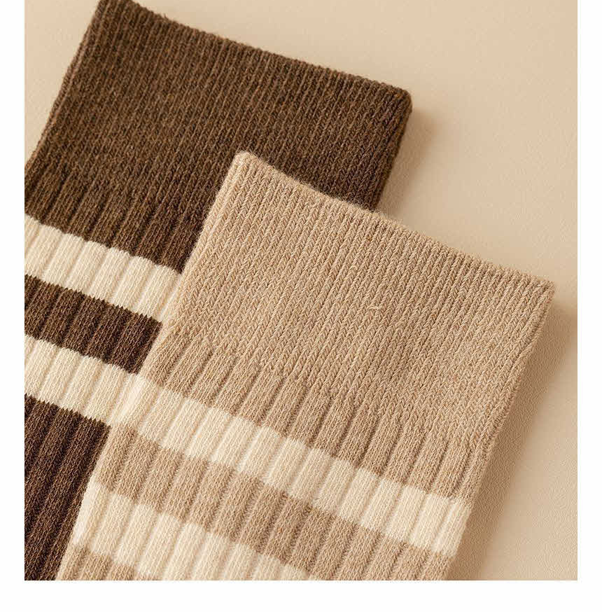 Student Fashion Ribbed Socks