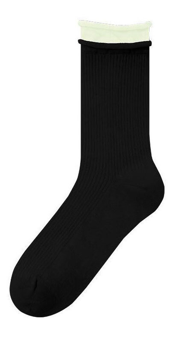 Lightweight Ribbed Compression-Free Mid-Weight Socks