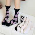Pattern Frill Mid-Weight Socks