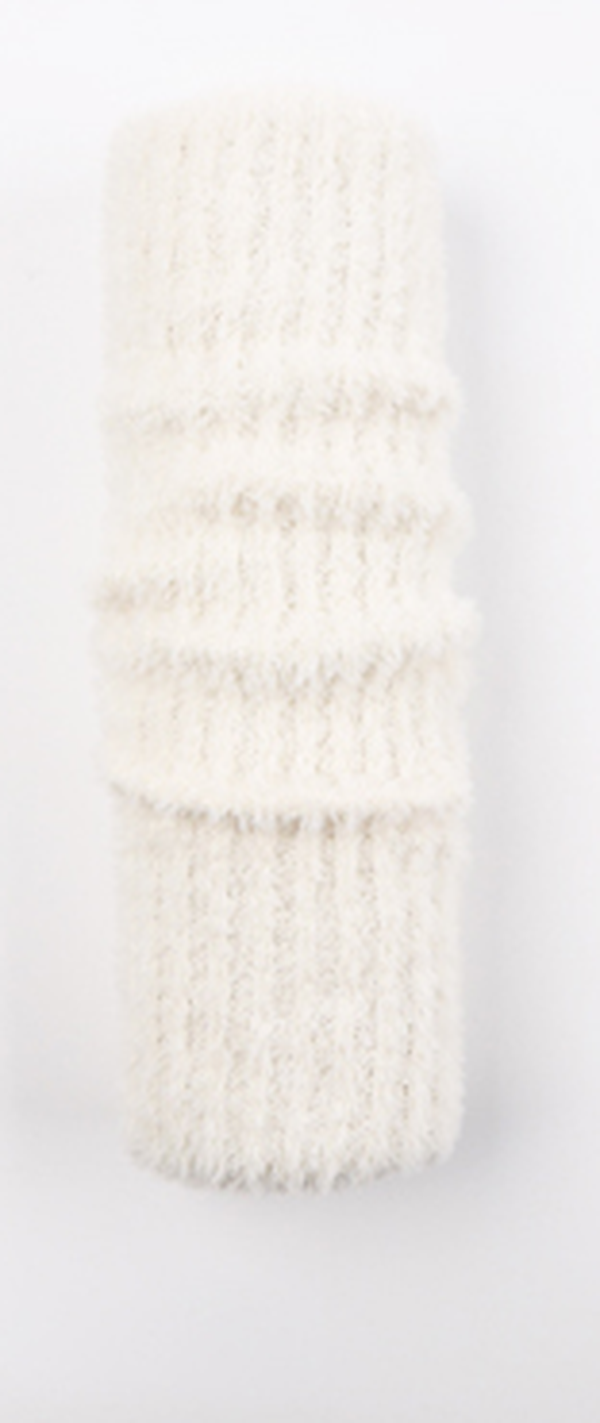Fluffy Fur Leg Warmer Winter Socks