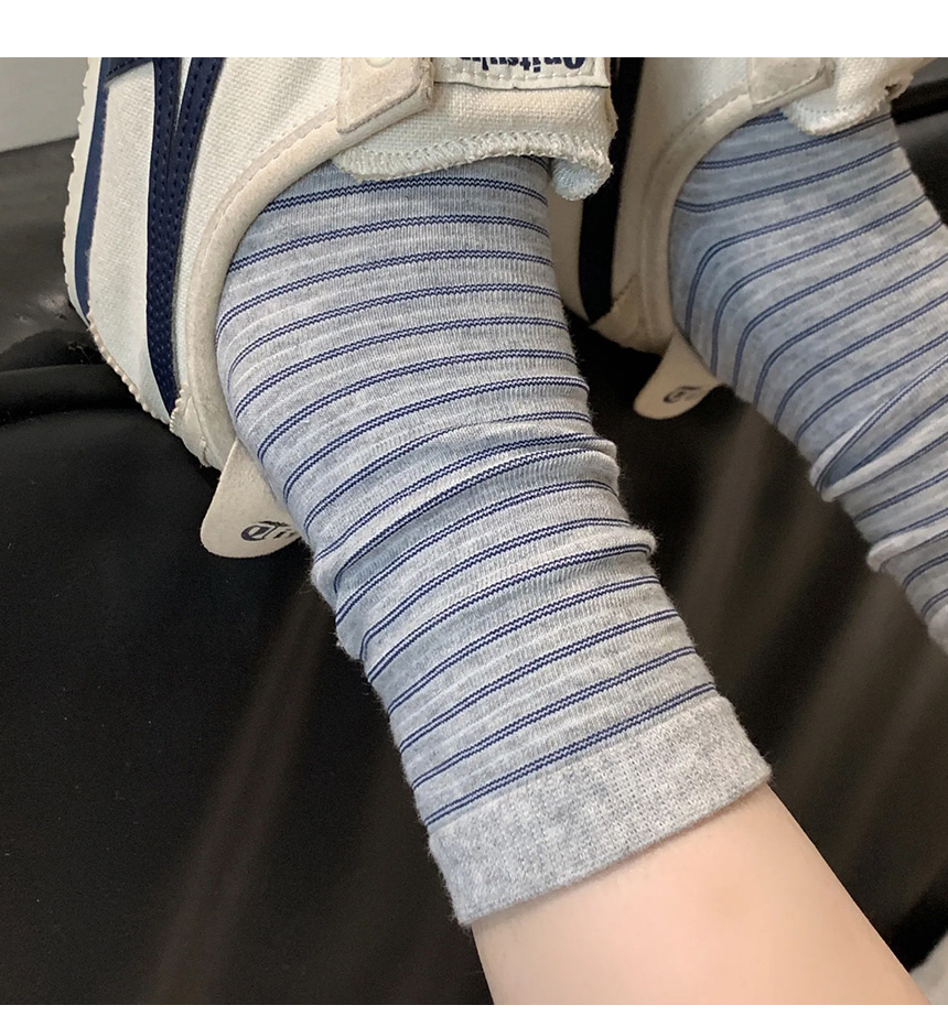 Multi Stripe Crew Socks