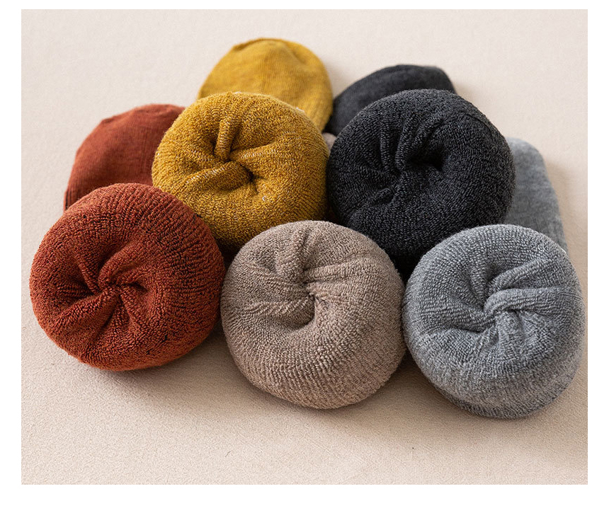 Recico Thick Fleece Over-Knee Socks Warm Heated Winter