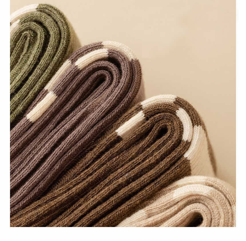 Student Fashion Ribbed Socks