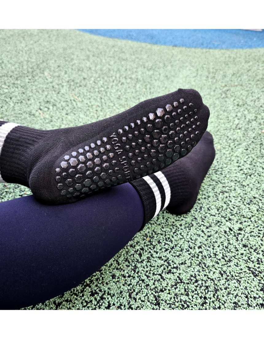 Non-Slip Pilates Socks Mid-Calf