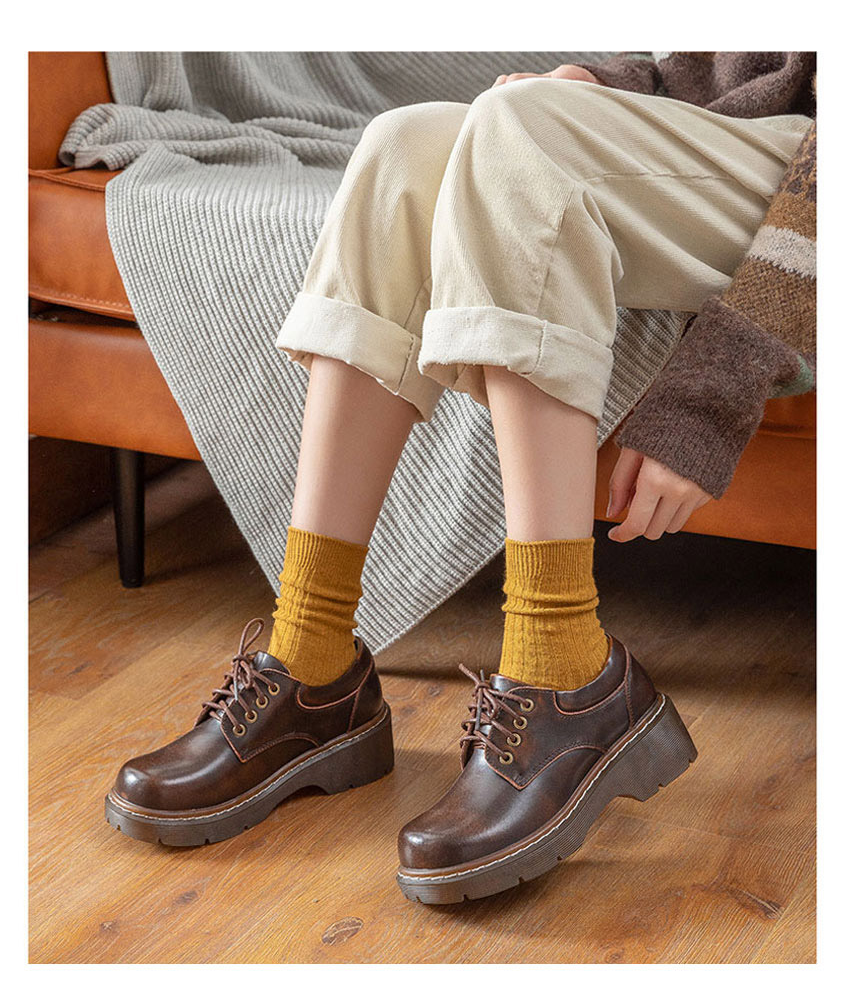Women's Crew Socks Ribbed
